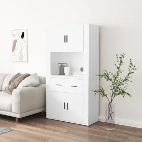 Hohes weißes Sideboard aus Sperrholz von , Sideboards - Ref: Foro24-3185367, Preis: 165,67 €, Rabatt: %