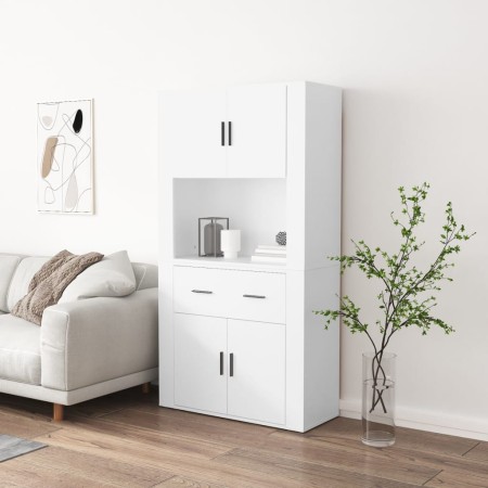 Hohes weißes Sideboard aus Sperrholz von , Sideboards - Ref: Foro24-3185367, Preis: 162,82 €, Rabatt: %