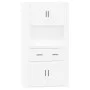 Aparador alto madera contrachapada blanco de , Aparadores - Ref: Foro24-3185367, Precio: 166,36 €, Descuento: %