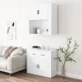 Aparador alto madera contrachapada blanco de , Aparadores - Ref: Foro24-3185367, Precio: 166,36 €, Descuento: %
