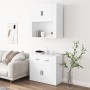 Hohes weißes Sideboard aus Sperrholz von , Sideboards - Ref: Foro24-3185367, Preis: 162,82 €, Rabatt: %
