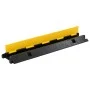 Kabelbrückenrampen 2 Stück 1 Kanal Gummi 100 cm von vidaXL, Straßen- und Verkehrszeichen - Ref: Foro24-142833, Preis: 71,61 €...