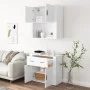 Aparador alto madera contrachapada blanco de , Aparadores - Ref: Foro24-3185367, Precio: 166,36 €, Descuento: %