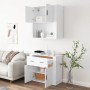Hohes weißes Sideboard aus Sperrholz von , Sideboards - Ref: Foro24-3185367, Preis: 162,82 €, Rabatt: %