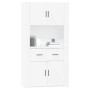 Hohes weißes Sideboard aus Sperrholz von , Sideboards - Ref: Foro24-3185367, Preis: 162,82 €, Rabatt: %