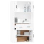 Hohes weißes Sideboard aus Sperrholz von , Sideboards - Ref: Foro24-3185367, Preis: 162,82 €, Rabatt: %