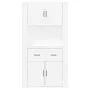 Aparador alto madera contrachapada blanco de , Aparadores - Ref: Foro24-3185367, Precio: 166,36 €, Descuento: %