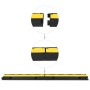 Kabelbrückenrampen 2 Stück 1 Kanal Gummi 100 cm von vidaXL, Straßen- und Verkehrszeichen - Ref: Foro24-142833, Preis: 71,55 €...