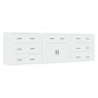 Sideboards 3 Stück weißes Sperrholz von , Sideboards - Ref: Foro24-3185423, Preis: 278,54 €, Rabatt: %