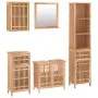 5-teiliges Badmöbelset aus massivem Walnussholz von , Badezimmermöbel - Ref: Foro24-3185786, Preis: 409,94 €, Rabatt: %