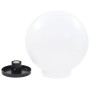Set of 2 spherical LED ball lamps 40 cm PMMA by vidaXL, Outdoor lighting - Ref: Foro24-50657, Price: 110,45 €, Discount: %