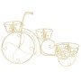 Soporte de plantas con forma de bicicleta metal estilo vintage de vidaXL, Soportes para macetas - Ref: Foro24-245931, Precio:...