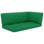 4-piece pallet furniture and impregnated pine wood cushions by , Garden sets - Ref: Foro24-3066822, Price: 309,65 €, Discount: %