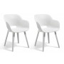 Keter Akola garden chairs 2 units white by , Garden chairs - Ref: Foro24-422806, Price: 116,26 €, Discount: %