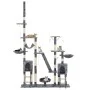 Rascador para gatos con poste de sisal 230-250 cm huellas gris de vidaXL, Mobiliario para gatos - Ref: Foro24-170618, Precio:...