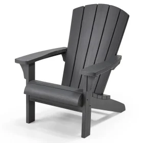 Keter Adirondack Chair Troy graphite color by , Garden chairs - Ref: Foro24-428406, Price: 154,82 €, Discount: %