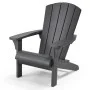 Keter Adirondack Chair Troy graphite color by , Garden chairs - Ref: Foro24-428406, Price: 154,82 €, Discount: %