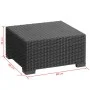 Keter Garden Table California Graphite 197421 by , Modular outdoor sofas - Ref: Foro24-420001, Price: 72,01 €, Discount: %