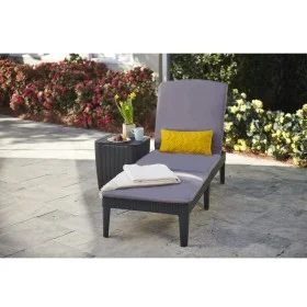Keter Liege mit Kissen Jaipur Graphit von , Liegen - Ref: Foro24-432693, Preis: 121,61 €, Rabatt: %
