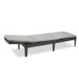 Keter Lounger with cushion Jaipur graphite by , Loungers - Ref: Foro24-432693, Price: 123,06 €, Discount: %