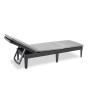 Keter Lounger with cushion Jaipur graphite by , Loungers - Ref: Foro24-432693, Price: 123,06 €, Discount: %