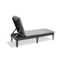 Keter Lounger with cushion Jaipur graphite by , Loungers - Ref: Foro24-432693, Price: 123,06 €, Discount: %