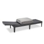 Keter Lounger with cushion Jaipur graphite by , Loungers - Ref: Foro24-432693, Price: 123,06 €, Discount: %