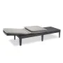 Keter Liege mit Kissen Jaipur Graphit von , Liegen - Ref: Foro24-432693, Preis: 121,61 €, Rabatt: %