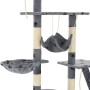 Katzenkratzbaum mit Sisalstamm 230-250 cm, graue Fußabdrücke von vidaXL, Katzenmöbel - Ref: Foro24-170618, Preis: 153,27 €, R...