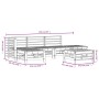 Garden furniture set 6 pieces impregnated pine wood by , Garden sets - Ref: Foro24-3186332, Price: 328,68 €, Discount: %