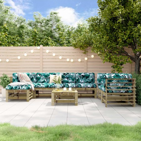 Gartenmöbel-Set 8-teilig aus imprägniertem Kiefernholz von , Gartensets - Ref: Foro24-3186584, Preis: 473,94 €, Rabatt: %