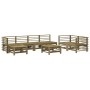 Gartenmöbel-Set 8-teilig aus imprägniertem Kiefernholz von , Gartensets - Ref: Foro24-3186584, Preis: 473,94 €, Rabatt: %