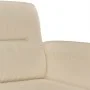 Sofa set with cushions 3 pieces cream microfiber fabric by , Sofas - Ref: Foro24-3202294, Price: 746,23 €, Discount: %
