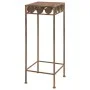Juego de soportes de planta 3 pzas estilo vintage metal oxidado de vidaXL, Soportes para macetas - Ref: Foro24-245928, Precio...