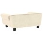 Cremefarbenes Hundesofa aus Plüsch, 72 x 45 x 30 cm von , Betten für Hunde - Ref: Foro24-171042, Preis: 102,31 €, Rabatt: %