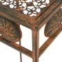 Juego de soportes de planta 3 pzas estilo vintage metal oxidado de vidaXL, Soportes para macetas - Ref: Foro24-245928, Precio...