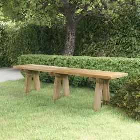 Garden bench solid impregnated pine wood 160 cm by , garden benches - Ref: Foro24-318174, Price: 69,39 €, Discount: %