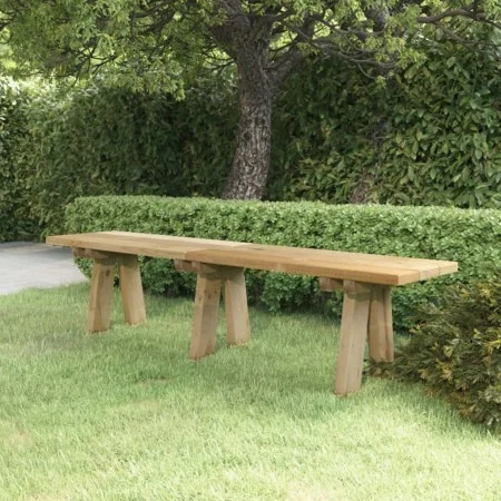 Gartenbank aus massivem imprägniertem Kiefernholz 160 cm von , Gartenbänke - Ref: Foro24-318174, Preis: 69,39 €, Rabatt: %