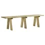 Gartenbank aus massivem imprägniertem Kiefernholz 160 cm von , Gartenbänke - Ref: Foro24-318174, Preis: 69,39 €, Rabatt: %