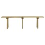 Garden bench solid impregnated pine wood 160 cm by , garden benches - Ref: Foro24-318174, Price: 72,06 €, Discount: %