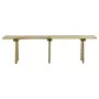 Garden bench solid impregnated pine wood 160 cm by , garden benches - Ref: Foro24-318174, Price: 69,39 €, Discount: %