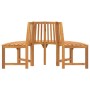 Halbrunde Baumbank aus massivem Eukalyptusholz Ø160 cm von , Gartenbänke - Ref: Foro24-319423, Preis: 225,42 €, Rabatt: %