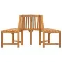 Semicircular tree bench solid eucalyptus wood Ø160 cm by , garden benches - Ref: Foro24-319423, Price: 219,17 €, Discount: %