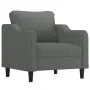 Sillón de tela gris oscuro 60 cm de , Sofás - Ref: Foro24-359344, Precio: 192,80 €, Descuento: %