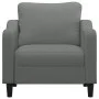 Sillón de tela gris oscuro 60 cm de , Sofás - Ref: Foro24-359344, Precio: 192,80 €, Descuento: %