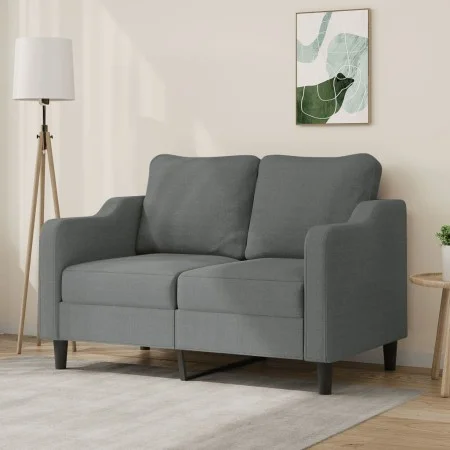 2-seater sofa in dark gray fabric 120 cm by , Sofas - Ref: Foro24-359352, Price: 203,50 €, Discount: %