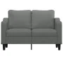 2-seater sofa in dark gray fabric 120 cm by , Sofas - Ref: Foro24-359352, Price: 203,50 €, Discount: %