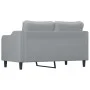 2 seater sofa in light gray fabric 140 cm by , Sofas - Ref: Foro24-359359, Price: 223,41 €, Discount: %