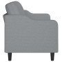 3-seater sofa in light gray fabric 180 cm by , Sofas - Ref: Foro24-359367, Price: 250,47 €, Discount: %