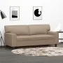 Sofá de 2 plazas de cuero sintético color capuchino 140 cm de , Sofás - Ref: Foro24-359421, Precio: 264,95 €, Descuento: %